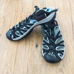 KEEN Water Shoes 38.5 EU /US 8. Black & lt. blue